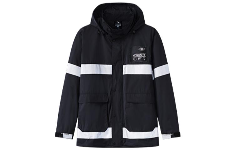 Anta Printed Zip-Up Hooded Casual Windbreaker 95938610-3