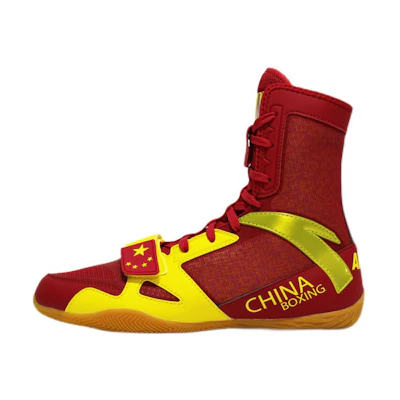 Anta Professional Training Series High-Top Boxing Shoes 'Red Yellow'