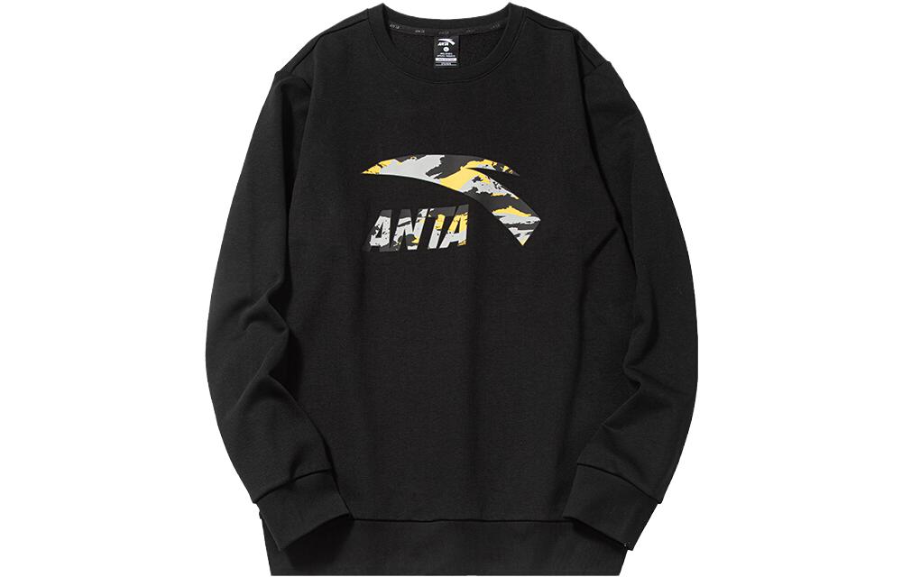 Anta Pullover Logo Sweatshirt Basic Black 952117720-4