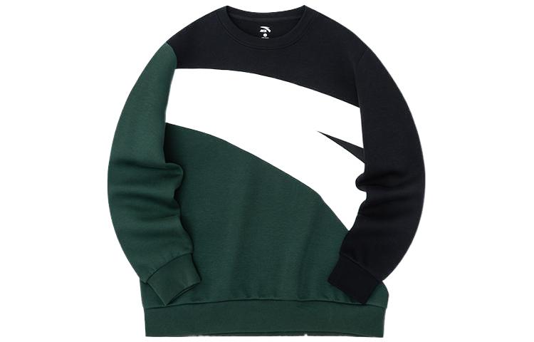 Anta Pullover Sweatshirt Green Unisex - Lifestyle Series Comfortable Casual 152238706-1