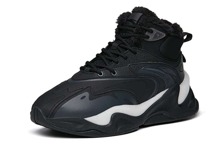 Lookbook Anta Pulse 'High-Top Fleece Hitam' 112148933R-2