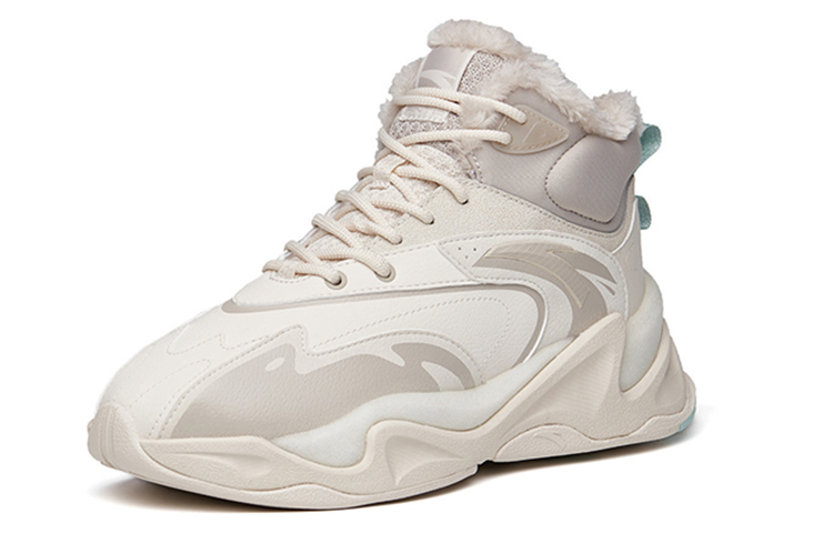 Lookbook 安踏脉搏高帮 '泥灰羊羔绒' 112148933R-3