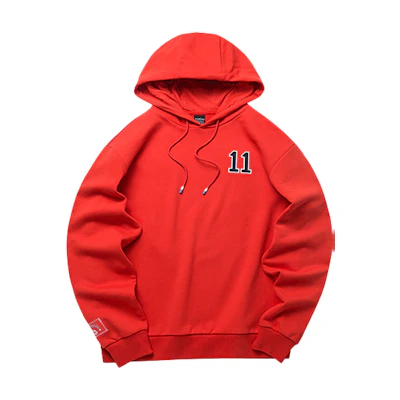 Anta Red Knit Pullover Hoodie - Unisex Casual Sportswear 152141702R-2
