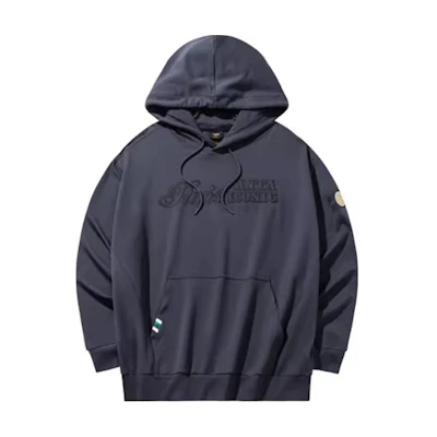 Anta Relaxed Fit Pullover Hoodie Wax Gray Long Sleeve 152438719-2