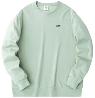 Anta Relaxed Knit Pullover Crewneck Sweatshirt Shooter Green 952418713-5 Anta Relaxed Knit Pullover Crewneck Sweatshirt Shooter Green 952418713-5