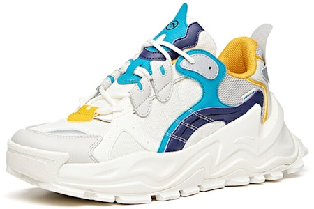 안타 레트로 '핫 라이프' 시리즈 패치워크 데드슈즈 (화이트/그레이/블루) 912028881-2 Order 안타 레트로 '핫 라이프' 시리즈 패치워크 데드슈즈 (화이트/그레이/블루) 912028881-2