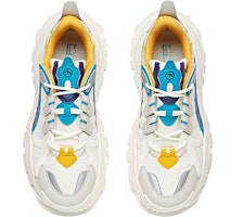 Anta安踏 熾熱 生活系列 復古拼接 復古休閒老爹鞋 白灰藍 Lookbook Anta安踏 熾熱 生活系列 復古拼接 復古休閒老爹鞋 白灰藍