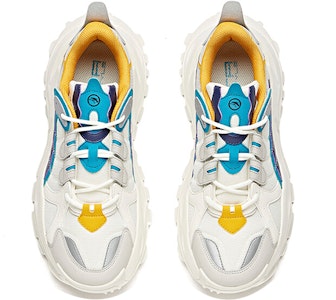 안타 레트로 '핫 라이프' 시리즈 패치워크 데드슈즈 (화이트/그레이/블루) 912028881-2 Lookbook 안타 레트로 '핫 라이프' 시리즈 패치워크 데드슈즈 (화이트/그레이/블루) 912028881-2