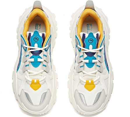 Anta Retro 'Hot Life Series Patchwork Dad Shoe White Grey Blue' 912028881-2 Lookbook Anta Retro 'Hot Life Series Patchwork Dad Shoe White Grey Blue' 912028881-2