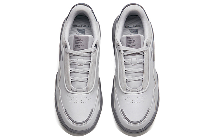 Shop Anta Retro Casual Low 'Grey' 912228093-2