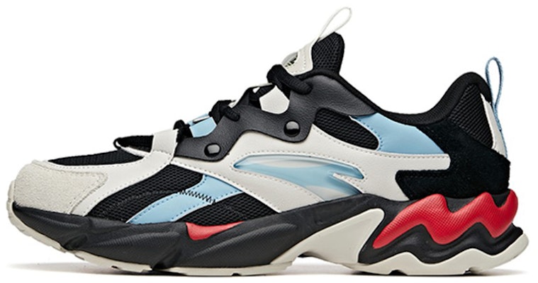 Anta Retro Casual Low Running Shoes 'Black Grey Red' 912045580-4 Buy Anta Retro Casual Low Running Shoes 'Black Grey Red' 912045580-4