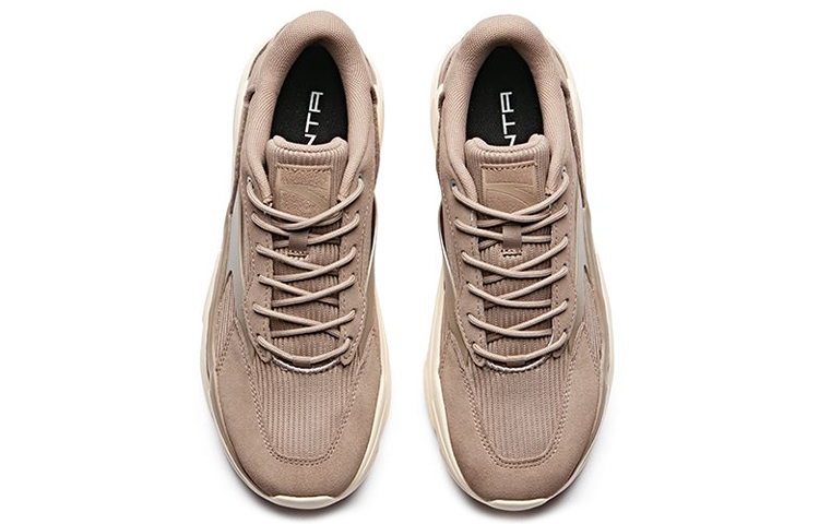 Shop Anta Retro Casual Runner 'Flax Grey' 11828867R-6