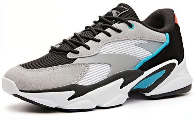 安踏 休閒復古慢跑鞋 灰白 Lookbook 安踏 休閒復古慢跑鞋 灰白