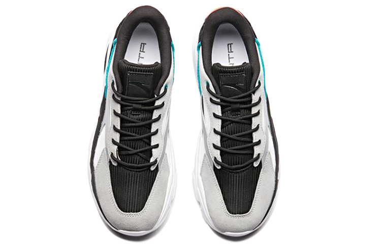 Anta Retro Casual Running Shoes 'Grey White' 圖 4