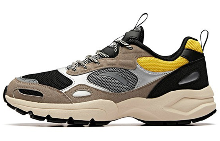 Anta Retro Dad Shoe 'Black Brown Silver' 111938811R-9