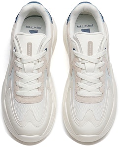 安踏 時尚復古低幫運動休閒鞋 白藍灰 Lookbook 安踏 時尚復古低幫運動休閒鞋 白藍灰