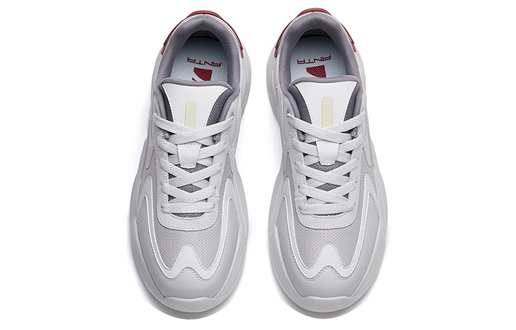 Shop Anta Retro Low 'White Grey' 912238830-1
