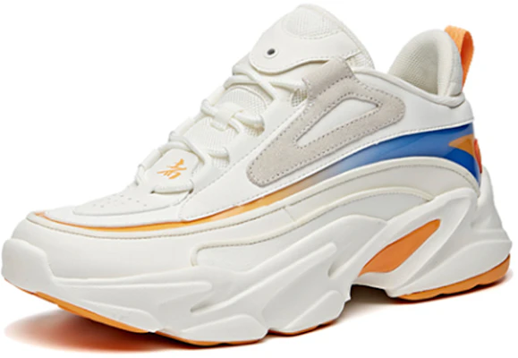 Anta Retro Baskets Basses Running ''Blanc Orange Bleu'' 112018881-1 Lookbook Anta Retro Baskets Basses Running ''Blanc Orange Bleu'' 112018881-1