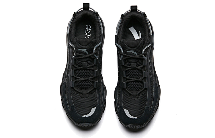 Lookbook Anta Retro Runner 'Dark Black' 912035581-4