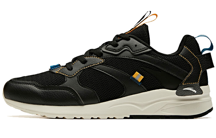 Anta Retro Running 'Black White Yellow'