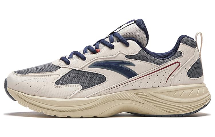 Buy アンタ レトロランニングシューズ 白/グレー/ネイビー 912345595-3