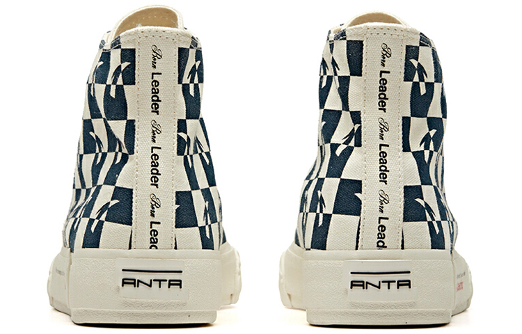 Shop Anta Retro Vulcanized Canvas 'Putih Biru' 11948680-10