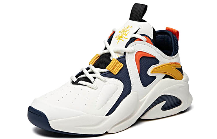 Lookbook Anta Rondo Mid ''Blanc Bleu Jaune'' 112018088-1