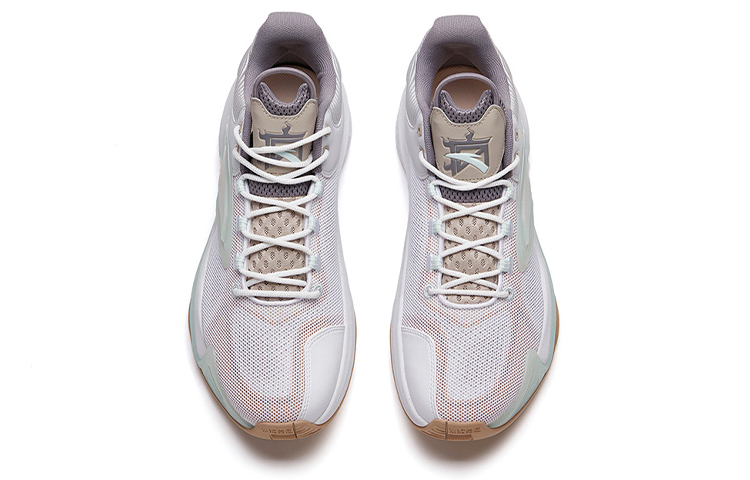 Lookbook Anta安踏 熱浪3 低筒籃球鞋 灰白色