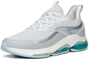 Anta安踏 跑步系列 緩震休閒 透氣 低筒 跑步鞋 男款 藍灰白 Lookbook Anta安踏 跑步系列 緩震休閒 透氣 低筒 跑步鞋 男款 藍灰白