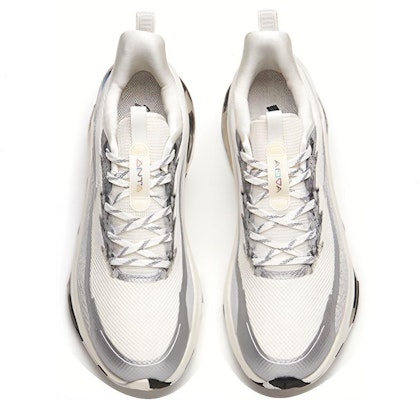 Anta Run Koleksi 'Putih Perak Abu-abu' 112145502-3 Shop Anta Run Koleksi 'Putih Perak Abu-abu' 112145502-3