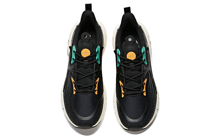 Anta Running 'Black Green Orange' 圖 3
