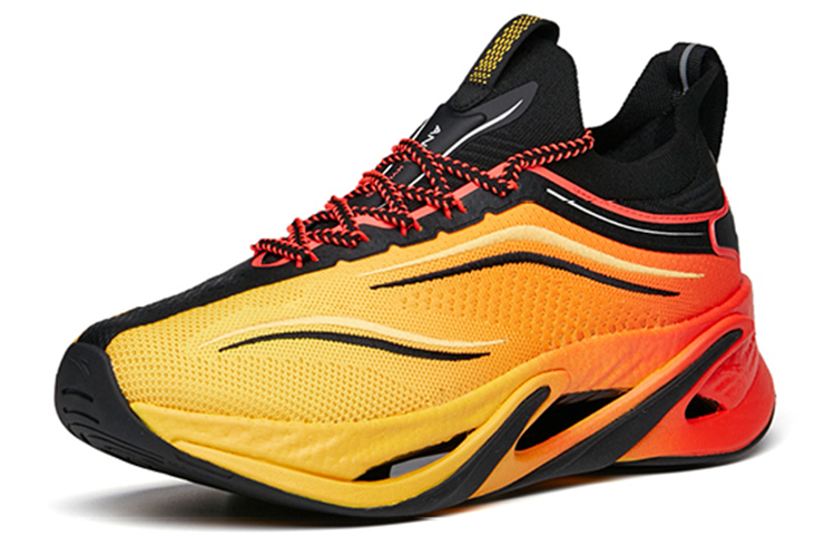 Lookbook Anta安踏 跑步系列 不止步Pro 防滑耐磨 低筒 跑步鞋 黃黑紅