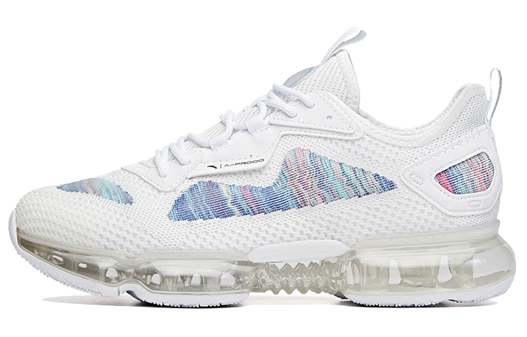 Buy 安踏跑鞋 全掌缓震白色低帮 112015591-3