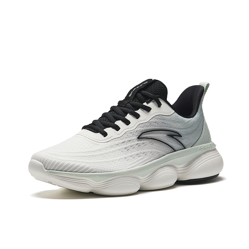 Order Anta安踏 舒適防滑 耐磨 低筒 跑步鞋 男款 白綠