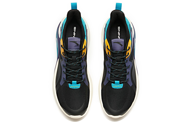 Lookbook 안타 러닝화 '블랙 블루' 91945533-1