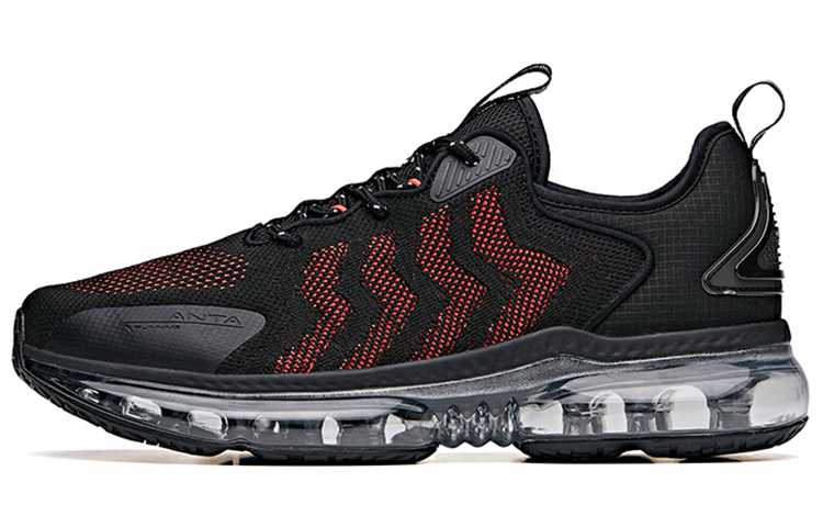 Anta Running Series 'Black Red Full-Length Air Cushion' 912135505-4