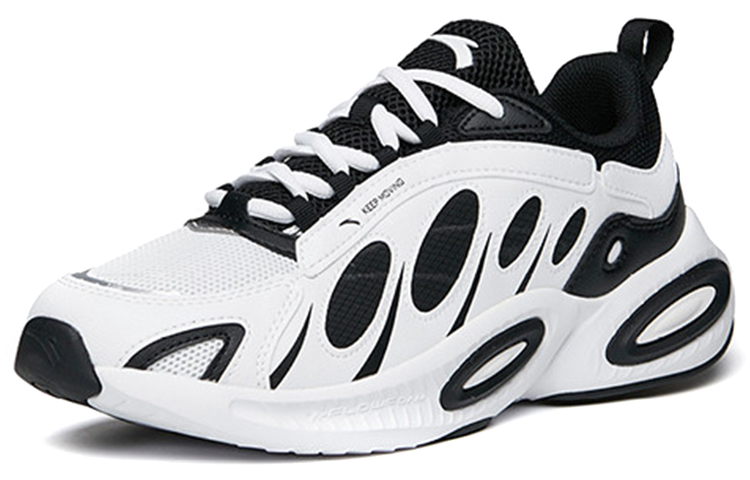 Lookbook Anta Kasut Lari 'Hitam Putih Patchwork Gaya Bapa' 112045590-5