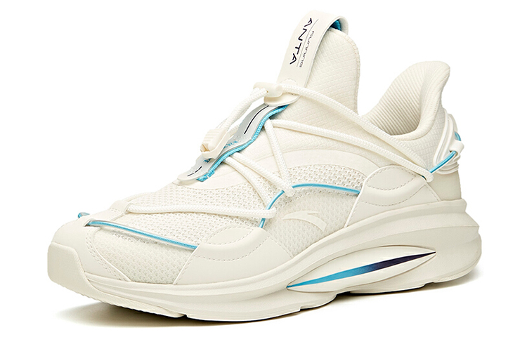 Order Anta安踏 跑步系列 飛碟 防滑耐磨 低幫 跑步鞋 象牙白