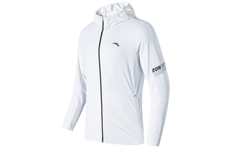 Anta Running Series Casual Sports Hooded Jacket White () 152135603-4