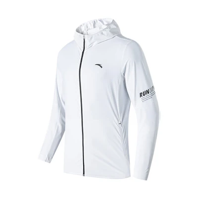Anta Running Series Casual Sports Hooded Jacket White () 152135603-4