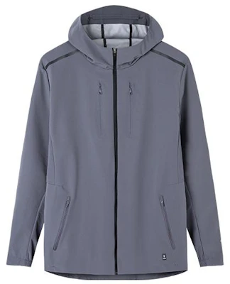 アンタ ランニングシリーズ グレーロゴ付きフード付きウインドブレーカー 152215602-3 Buy アンタ ランニングシリーズ グレーロゴ付きフード付きウインドブレーカー 152215602-3