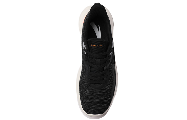 Anta Running Series Low-Top Sneakers 'Black Orange' 圖 4