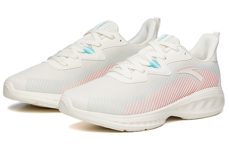 Anta Running Series Sneakers 'Beige Red blue' 圖 2