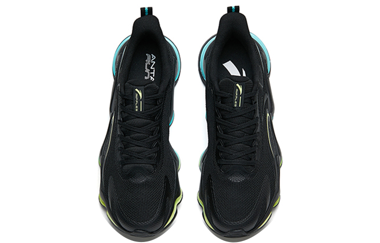 Lookbook Anta安踏 跑步系列 漣 減震防滑耐磨 低筒 跑步鞋 黑色