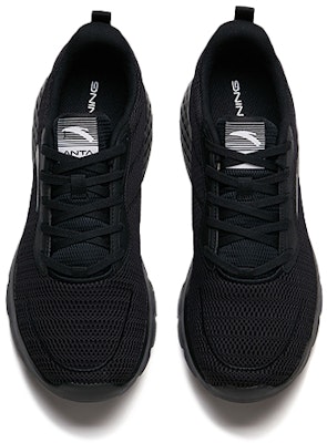 Anta安踏 跑步系列 透氣 低筒 跑步鞋 男款 黑色 網面舒適 Lookbook Anta安踏 跑步系列 透氣 低筒 跑步鞋 男款 黑色 網面舒適