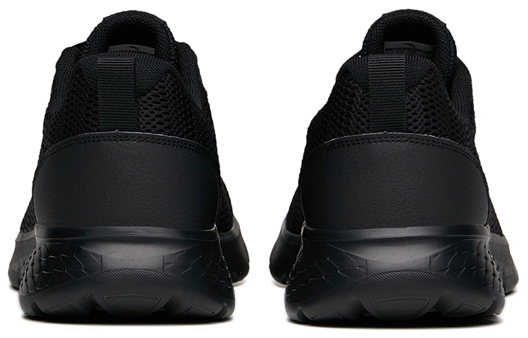 Shop Anta安踏 跑步系列 透氣 低筒 跑步鞋 男款 黑色 網面舒適