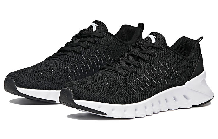 Order 安踏 跑步系列 舒適低幫跑步鞋 黑色