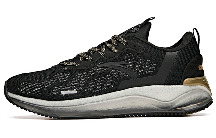 Buy Anta Sepatu Lari Low 'Hitam Emas' 112045501-1