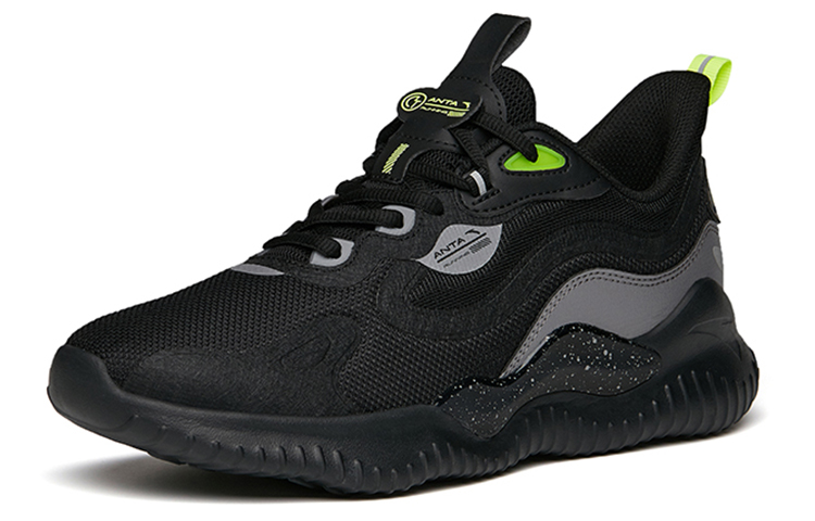 Anta Running Series Sneakers 'Black Grey Green' 圖 3