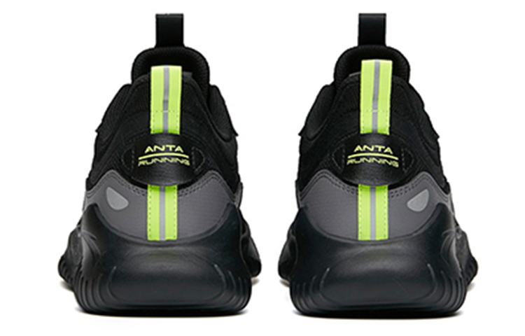 Anta Running Series Sneakers 'Black Grey Green' 圖 4
